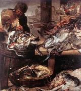 SNYDERS, Frans The Fishmonger oil painting reproduction